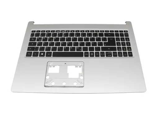 Acer EAZAU002020 Original Tastatur inkl. Topcase DE (deutsch) schwarz/silber mit