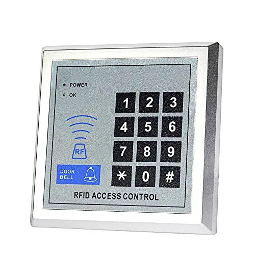 AMAO RFID Codeschloss Türöffner Zutrittskontrollsystem Tastatur 125 kHz EM Kartenleser Standalone Door Entry Access Control System