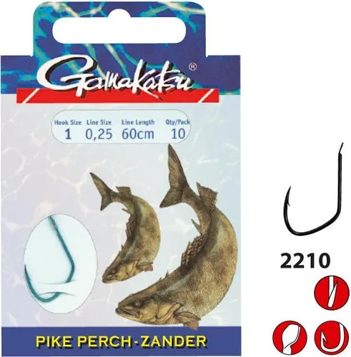 Produktbild Gamakatsu Booklet Pike Perch 2210S | 60cm | #2