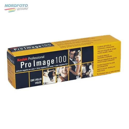 KODAK Pro Image 100 Negativ-Farbfilm, 135-36 - 5 Stück - Fotofilme mit 100 ISO für lebendige Farben, ideal für professionelle Aufnahmen und kreative Projekte. Ablaufdatum: 12/2025.
