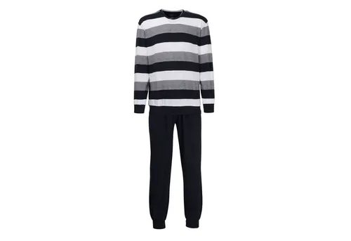 GÖTZBURG Pyjama (Set, 2 tlg) lang, bügelfrei, temperaturausgleichend, atmungsaktiv