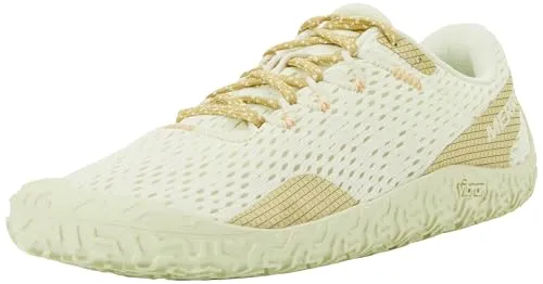Merrell Damen Vapor Glove 6 Schuhe - Barfußlaufschuhe in Größe 38.5, gelb - Laufschuhe für Damen, extrem leicht mit dünner Profilsohle für direkten Bodenkontakt, ideal für leichte Trails.