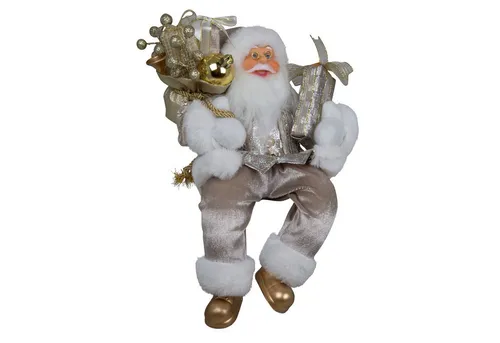 Christmas Paradise Weihnachtsmann Weihnachtsmann Kantenhocker 30cm (1 St), Weihnachtsdeko