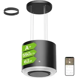 CIARRA Inselhaube VM4838B in schwarz von CIARRA