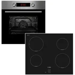 Midea Backofen-Set mit Pyrolyse und Bosch Induktionskochfeld