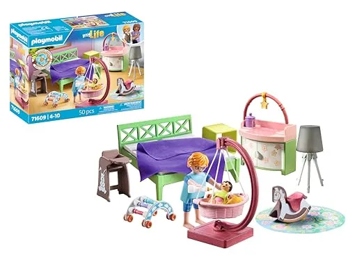 My Life Schlafzimmer mit Babyspielecke 71609 - Kreatives Konstruktionsspielzeug für fantasievolles Spielen und Entdecken