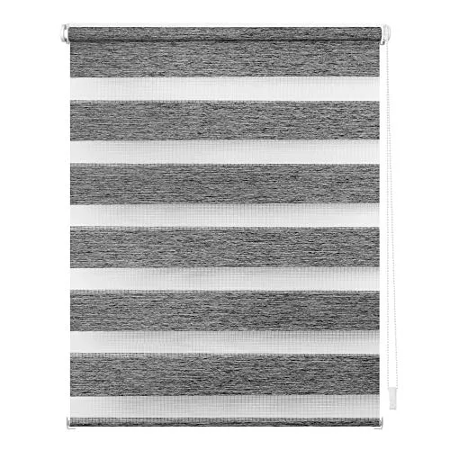 Lichtblick Doppelrollo Klemmfix ohne Bohren - Seitenzug- & Springrollos, nachhaltiges Design mit Global Recycled Standard, einfache Montage ohne Bohren für flexiblen Sichtschutz.