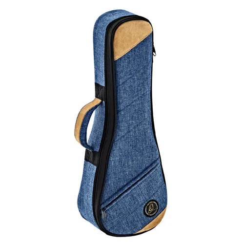 ORTEGA Softcase Sopranukulele Ocean Blue - Schutzhülle für Sopranukulele, wasserabweisend und leicht, ideal für unterwegs und perfekten Schutz.