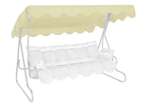 Angerer Hollywoodschaukel Dach 210 x 145 cm PE-Gewebe beige