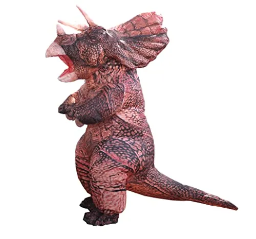 FXICH Aufblasbares Triceratops Kostüm für Erwachsene