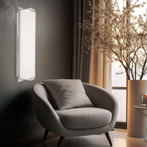 Wandleuchte Wandlampe Treppenhausleuchte LED Schlafzimmerlampe Glas satiniert