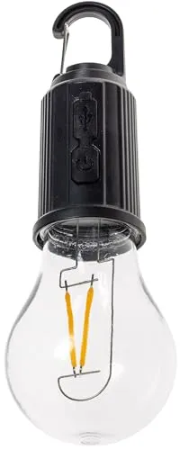 LED Akku Hängelampe dimmbar 3000K - Energiesparlampen: Mobile, dimmbare LED Hängelampe mit Akku für vielseitige Nutzung im Innen- und Außenbereich, ideal für Camping, Balkon oder Terrasse.