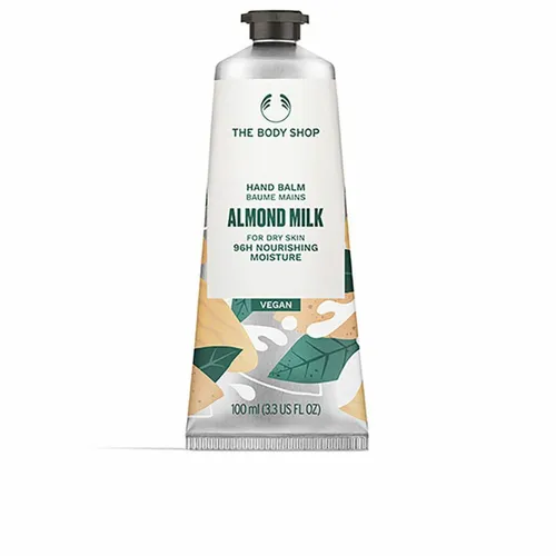 Handbalsam für trockene Haut Mandelmilch - Handcreme mit 100 ml, ideal für trockene und empfindliche Haut. Vegan, mit natürlichen Inhaltsstoffen und feuchtigkeitsspendender Wirkung für geschmeidige Hände.