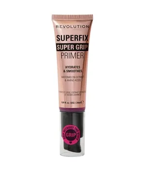 Revolution Superfix Grip Primer - Hydratisierende und glättende Make-up-Grundierung - Gel-Formel für langen Halt - Vegan & Cruelty-Free - 24 ml