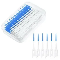 URAQT Interdentalbürsten 220 Stück – Silikon Zahnzwischenraumbürsten - Multifunktionale Interdentalbürsten für eine gründliche Zahnreinigung. Ideal zum Reinigen von Zahnspangen und Implantaten. Tragbare Aufbewahrungsbox für einfache Nutzung unterwegs.