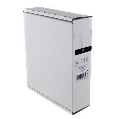 Schrumpfschlauch transparent 2:1, 1,6 - 0,8mm, 12 Meter - Spenderbox