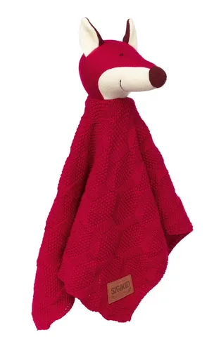 Sigikid Strick-Schnuffeltuch Schmusetuch Fuchs im Nostalgielook - Schmusetuch in Fuchs-Design, ideal zum Kuscheln und Trösten, fördert das Wohlbefinden von Babys und Kleinkindern.