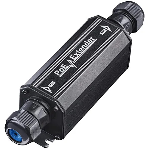 Cudy POE15 Gigabit PoE+ Extender - Wasserdichter PoE+ Extender mit IP67 für Außenbereiche, ermöglicht eine Netzwerkverlängerung um bis zu 200 m und bietet Schutz vor extremen Wetterbedingungen.