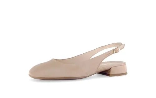 Gabor Damen Slingpumps, Frauen Absatzschuhe,Abendschuhe,Court Shoes,Slingback,knöchelriemchen,high Heels,Heels,Sand (Gold),40 EU / 6.5 UK