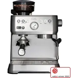 Solis Grind Infuse Perfetta 1019 - Siebträgermaschine mit Zero Static Kaffeemühle, 25 Mahleinstellungen und präziser PID-Regelung für perfekten Espresso