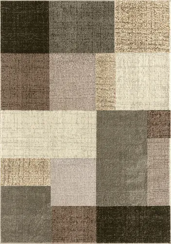 Medipa Moderner Webteppich Thales Beige 6101-957 - Eleganter Teppich in Beige-Braun, ca. 160x220cm, aus 100% Polypropylen. Ideal für stilvolle Wohnräume mit pflegeleichter Oberfläche und angenehmem Flor.