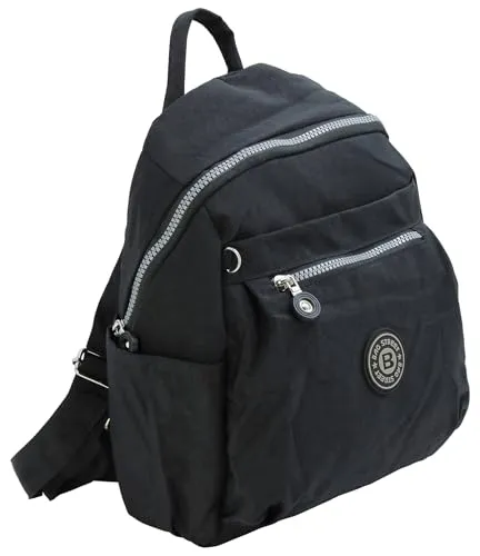 BAG STREET INTERNATIONAL Daypack Damen Rucksack schwarz