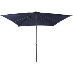 Alu Sonnenschirm 2,5m x 2,5m mit Kurbel - Sonnenschirm aus Aluminium für Garten, Balkon & Terrasse – stabil und einfach zu bedienen mit praktischem Kurbelmechanismus. Genießen Sie optimalen UV-Schutz und wasserabweisenden Stoff!