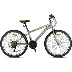T&Y Trade Kinderfahrrad 24 Zoll – Grau, 21 Gang