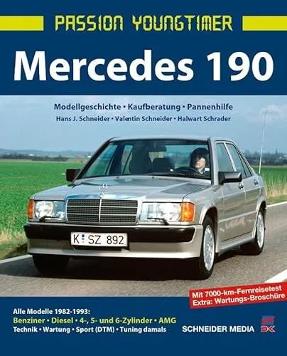 Mercedes 190: Modellgeschichte, Kaufberatung, Pannenhilfe - Leitfaden für Mercedes 190-Liebhaber mit umfassender Modellgeschichte, wertvollen Kaufberatungstipps und hilfreicher Pannenhilfe für Youngtimer-Enthusiasten.