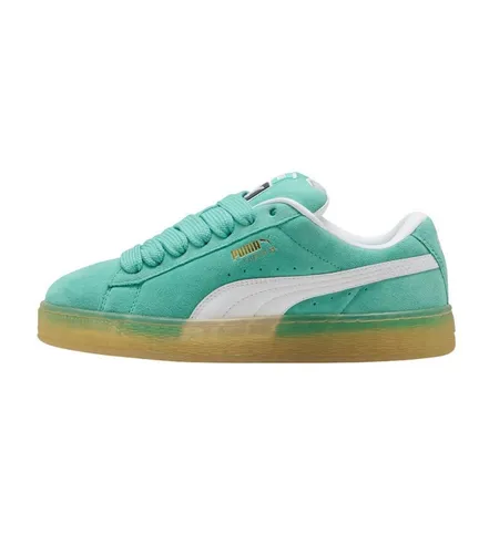 PUMA SUEDE XL Sneaker grün 38,5 EU - Sportliche Sneaker in Aquatic-PUMA White, ausgestattet mit SOFTFOAM+ Dämpfung für optimalen Komfort. Ideal für Freizeit und aktive Tage.