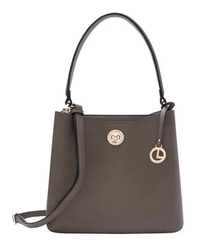 L.Credi Filippa Handtasche 29 cm grau von L. CREDI