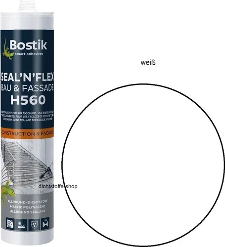 Bostik H560 Seal N Flex Bau & Fassade 1K Hybrid Dichtstoff 290ml Kartusche Weiß