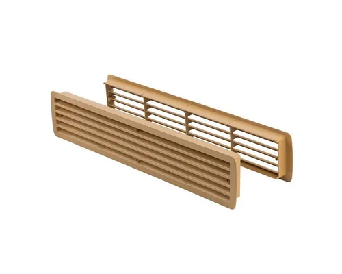 MS Beschläge Lüftungsgitter Kunststoff Türgitter 457x92mm Belüftungsgitter