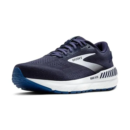 BROOKS Herren Laufschuhe Beast GTS 24 - weit - Laufschuhe mit hervorragendem Support und Schutz für breite Füße. Ideal für ambitionierte Läufer, die Komfort und Stabilität suchen.