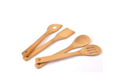 GRÄWE Vorlegebesteck GRÄWE Kochlöffel-Set aus Bambus, 4-teilig