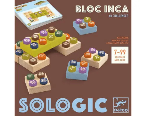 Produktbild DJECO Lernspielzeug SOLOGIC: Bloc Inca Logikspiel für Kinder ab 7 Jahren
