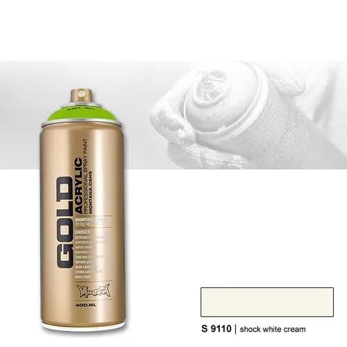 Montana Gold S9110 white cream 400 ml Sprühdose 14,88€/L