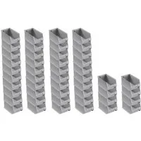 SuperSparSet 48x Graue Sichtlagerbox 3.0 von Proregal