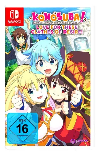 Konosuba! Gods Blessing on this Wonderful World! - Switch [EU Version] - PC- & Videospiele: Erlebe eine einzigartige Isekai-Komödie mit Ressourcenmanagement und individuellen Geschichten für jeden Charakter!