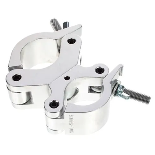 Global Truss 8232 Swivel Coupler 50/60mm - Klammern & Halterungen, Doppelschelle für 50/60mm-Rohr mit hoher Zugbelastung von 500 kg, ideal für professionelle Anwendungen.