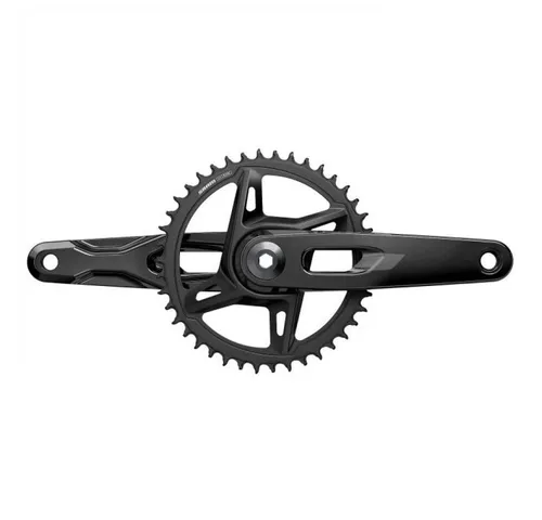 SRAM Rival E1 XPLR DUB Wide 42 Z Kurbelgarnitur 172,5 mm - Hochwertige Aluminium-Kurbelgarnitur für Gravel- und Adventure-Fahrer. Bietet optimale Steifigkeit und geringes Gewicht. Mit Direct Mount für Kettenblätter und breiter Kettenlinie für präzises Schalten.