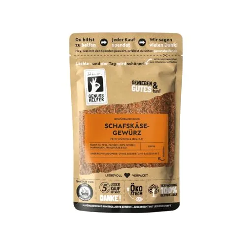 Bremer Gewürzhandel Schafskäse Gewürz, gerebelt, perfekt zum Kochen für Käse- und Tomatenspeisen, leckere Aromen für Fetakäse, 3 x 100g