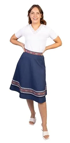 Trachtl Anna-Marie Trachtenrock blau 38 von Trachtl.de