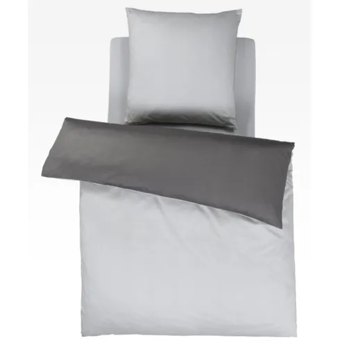 JOOP! Mako-Satin Wendebettwäsche Pattern, grau in silber von JOOP!