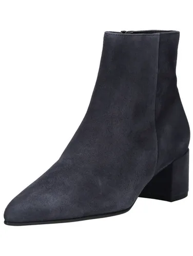 Högl Stiefelette Veloursleder - Dunkelblau 37,5 EU - Wanderschuhe aus hochwertigem Veloursleder, mit bequemem Blockabsatz und stylischem Reißverschluss für perfekten Tragekomfort und eleganten Look.
