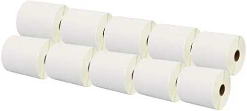 Rollen 100mm x 50mm Thermodirekt-Etiketten kompatibel für Zebra GK420d GK420t GC420d GX420d GX420t GC420t GX430t GT800 LP2844 TLP 2844 Citizen CL-S521 CL-S621 CL-S631 (1000 Etiketten pro Rolle) 10