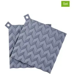 Rig-Tig by Stelton Topflappen aus Silikon - Dunkelblau - Praktischer Topflappen aus hitzebeständigem Silikon, ideal zum Schutz Ihrer Hände beim Kochen, Farbe: Dunkelblau