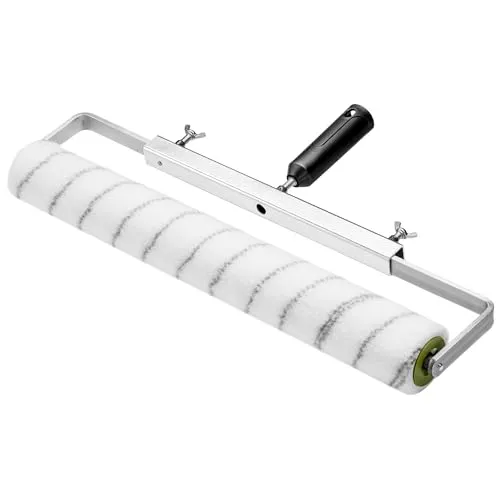 Colorus Bodenbeschichtungswalze Nylon 50 cm - Effiziente Farbroller für lösemittelhaltige Lacke, mit strapazierfähigem Nylon-Bezug und verstellbarem Bügel für flexible Anwendung von 30-61 cm.