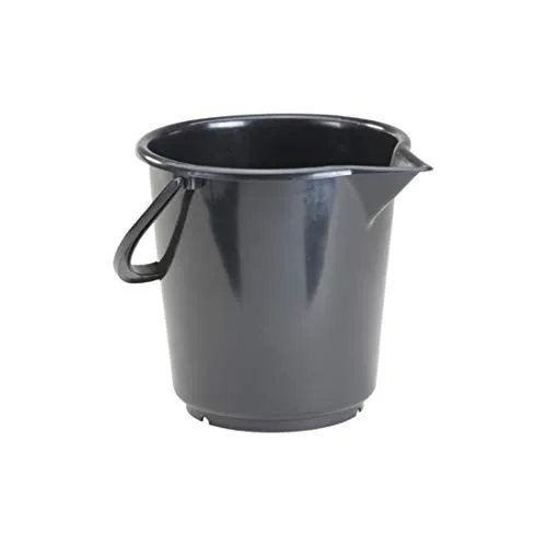 hünersdorff Industrie-Eimer/Abfallbehälter (HD-PE), eckig, 14 l, Made in Germany