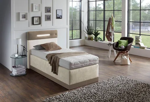 Westfalia Schlafkomfort Boxspringbett mit LED-Beleuchtung von Westfalia